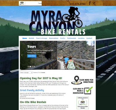 Myra Canyon Bike Rentals