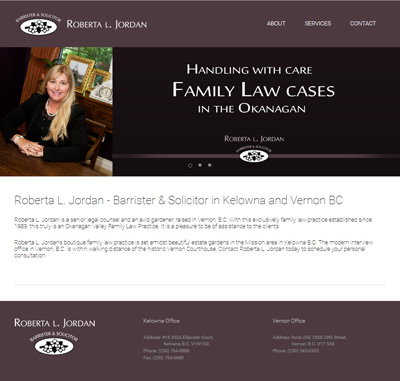 Roberta L Jordan Website Design